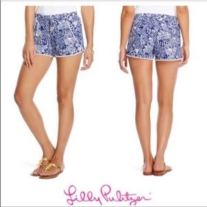 Lily Pulitzer for Target Challis Pompom Shorts Upstream